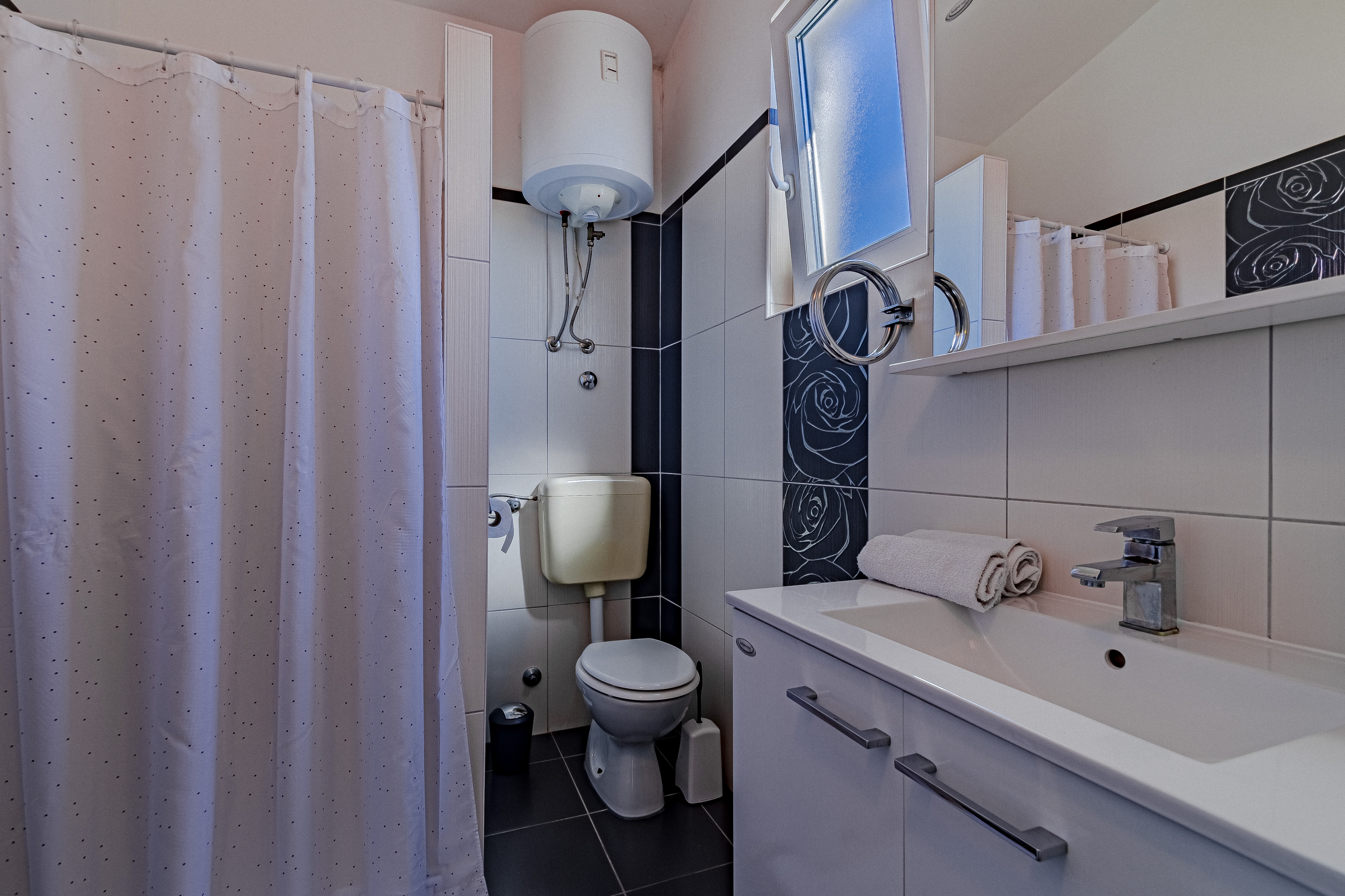 One bedroom apartment with terrace and sea view Orebić, Pelješac  A-a
