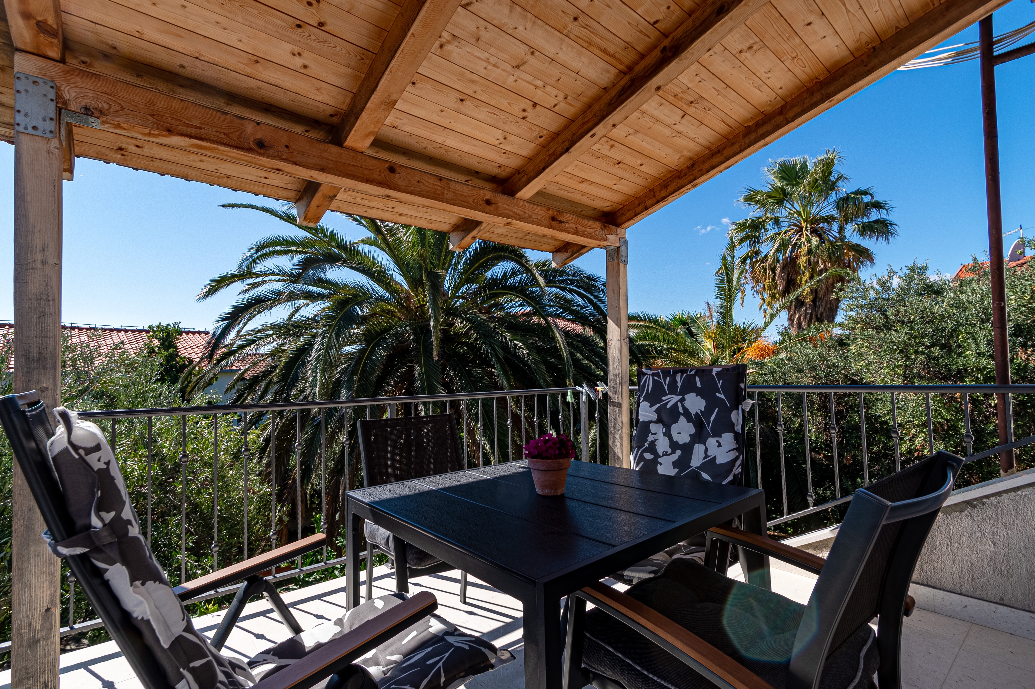 One bedroom apartment with terrace and sea view Orebić, Pelješac  A-a