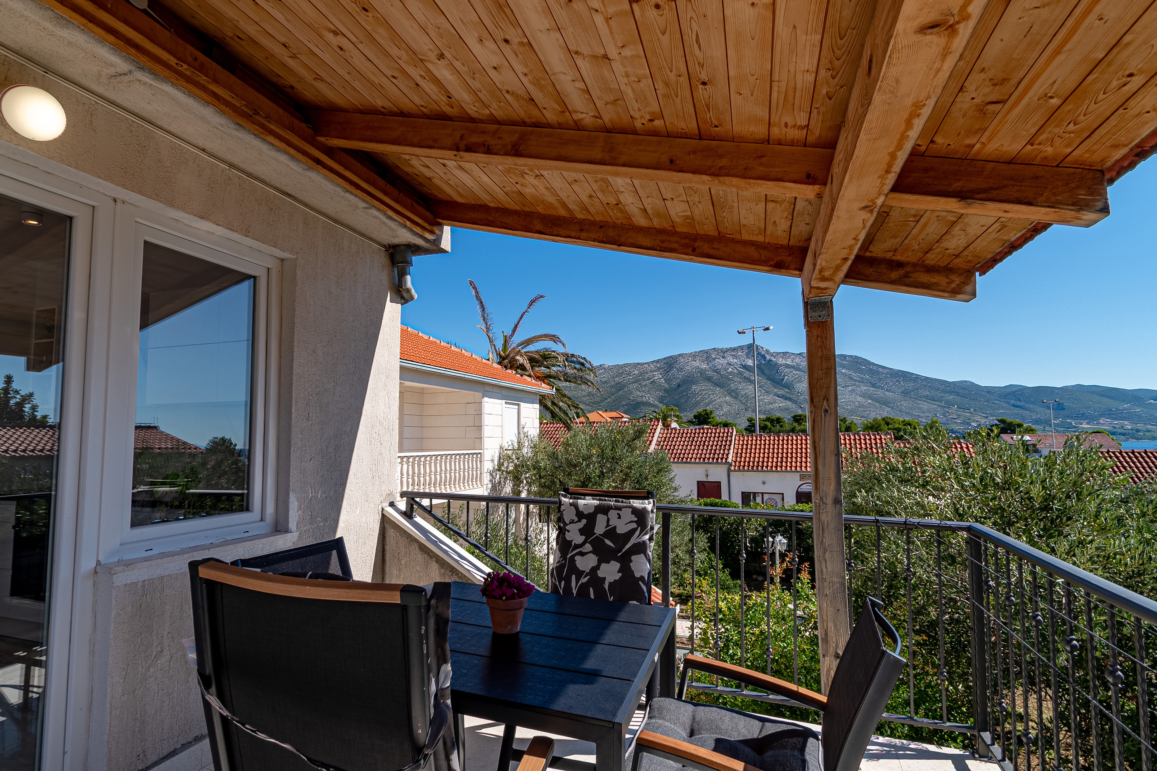 One bedroom apartment with terrace and sea view Orebić, Pelješac  A-a