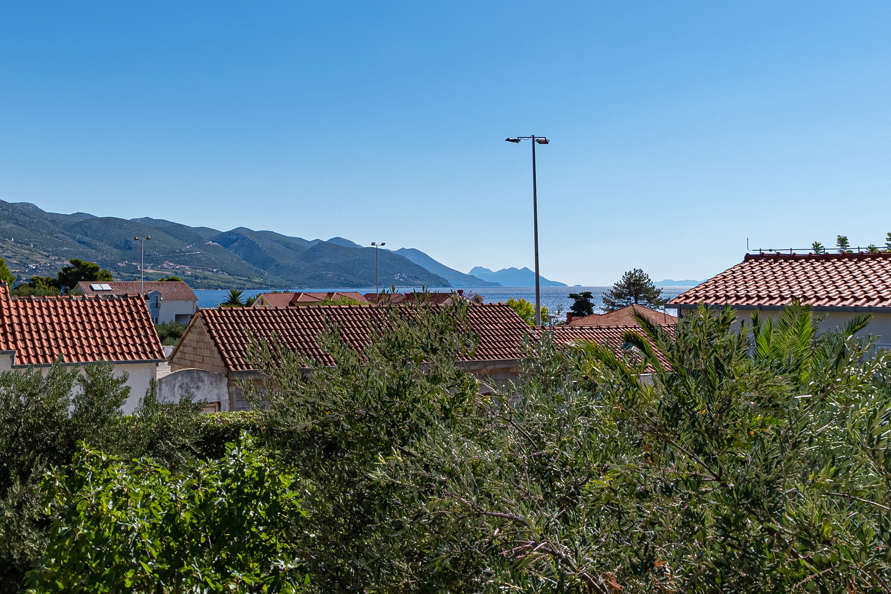 One bedroom apartment with terrace and sea view Orebić, Pelješac  A-a