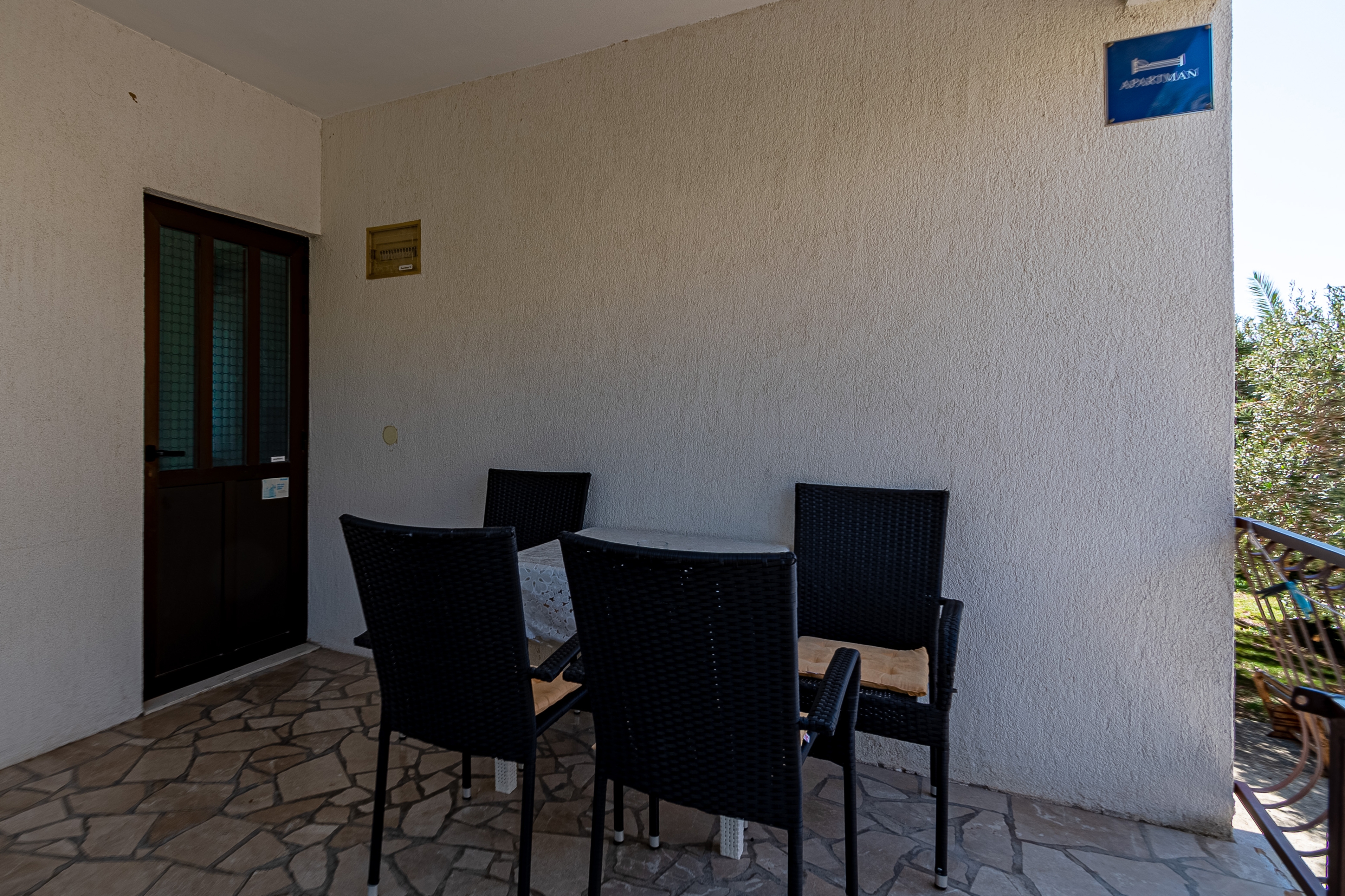 One bedroom apartment with terrace Orebić, Pelješac  A-b