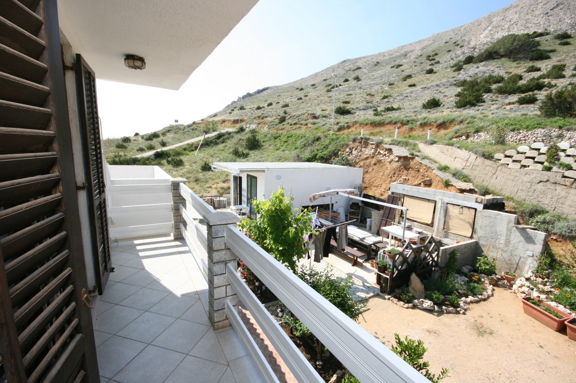One bedroom apartment with terrace and sea view Bošana, Pag  A-b