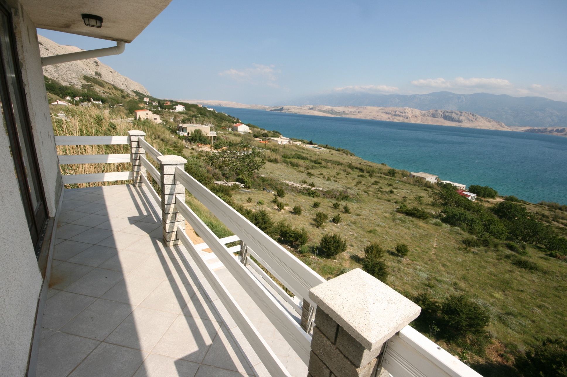 One bedroom apartment with terrace and sea view Bošana, Pag  A-c