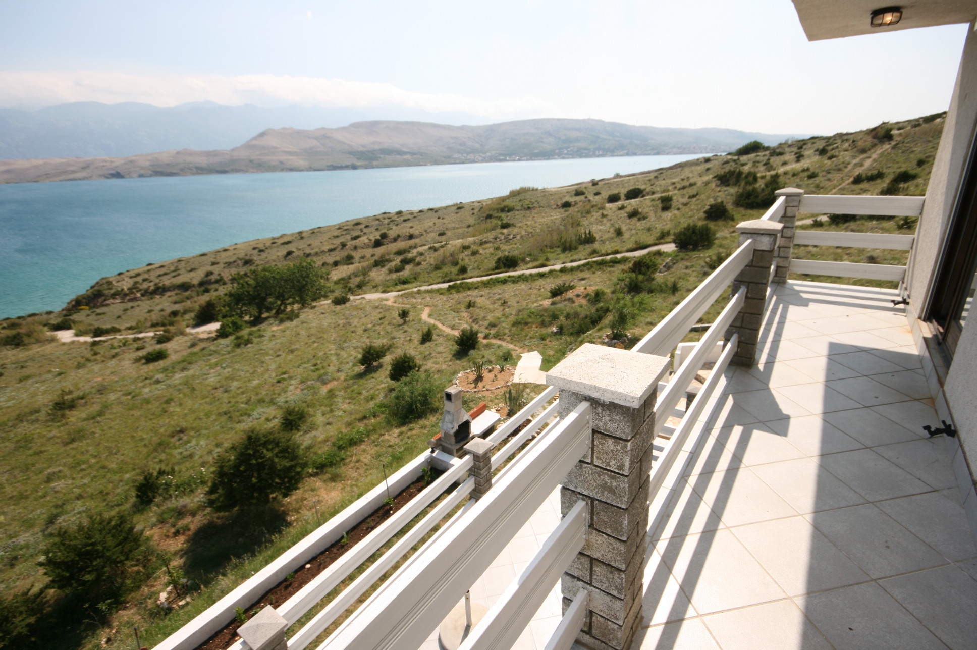 One bedroom apartment with terrace and sea view Bošana, Pag  A-c