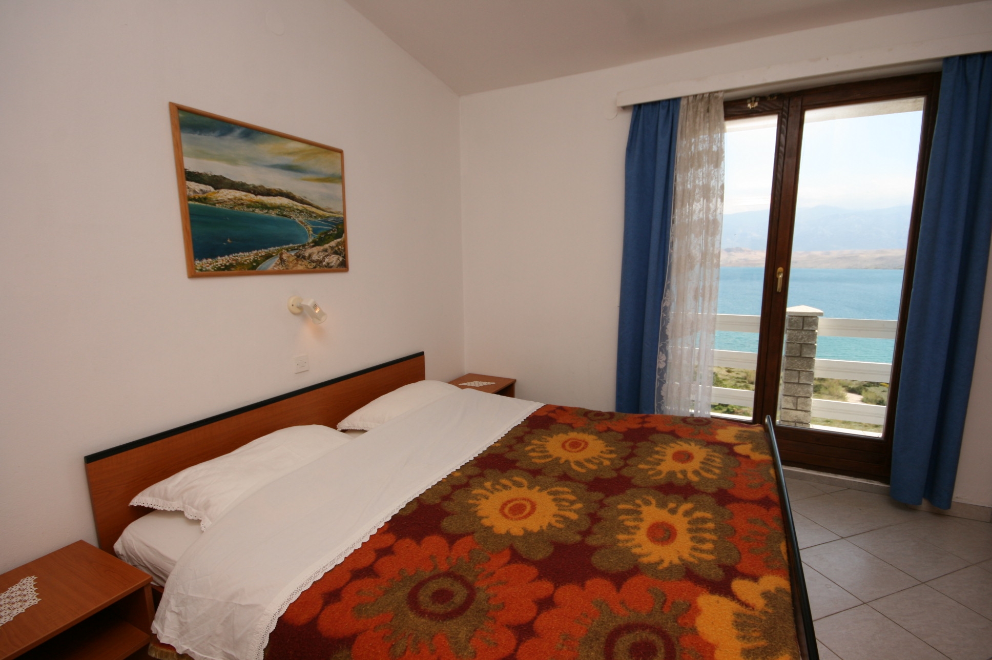 One bedroom apartment with terrace and sea view Bošana, Pag (A-6460-c)