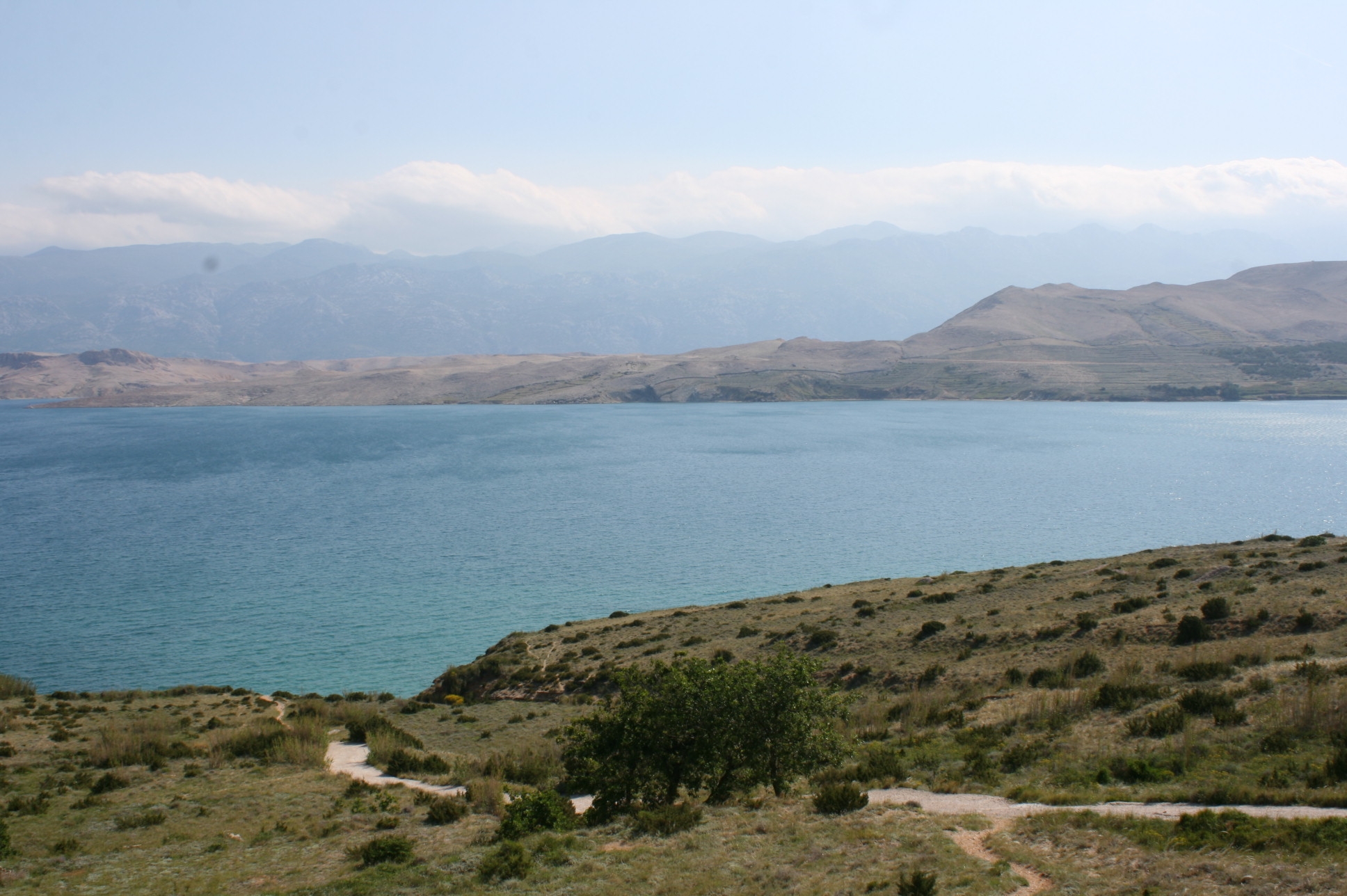 One bedroom apartment with terrace and sea view Bošana, Pag  A-c