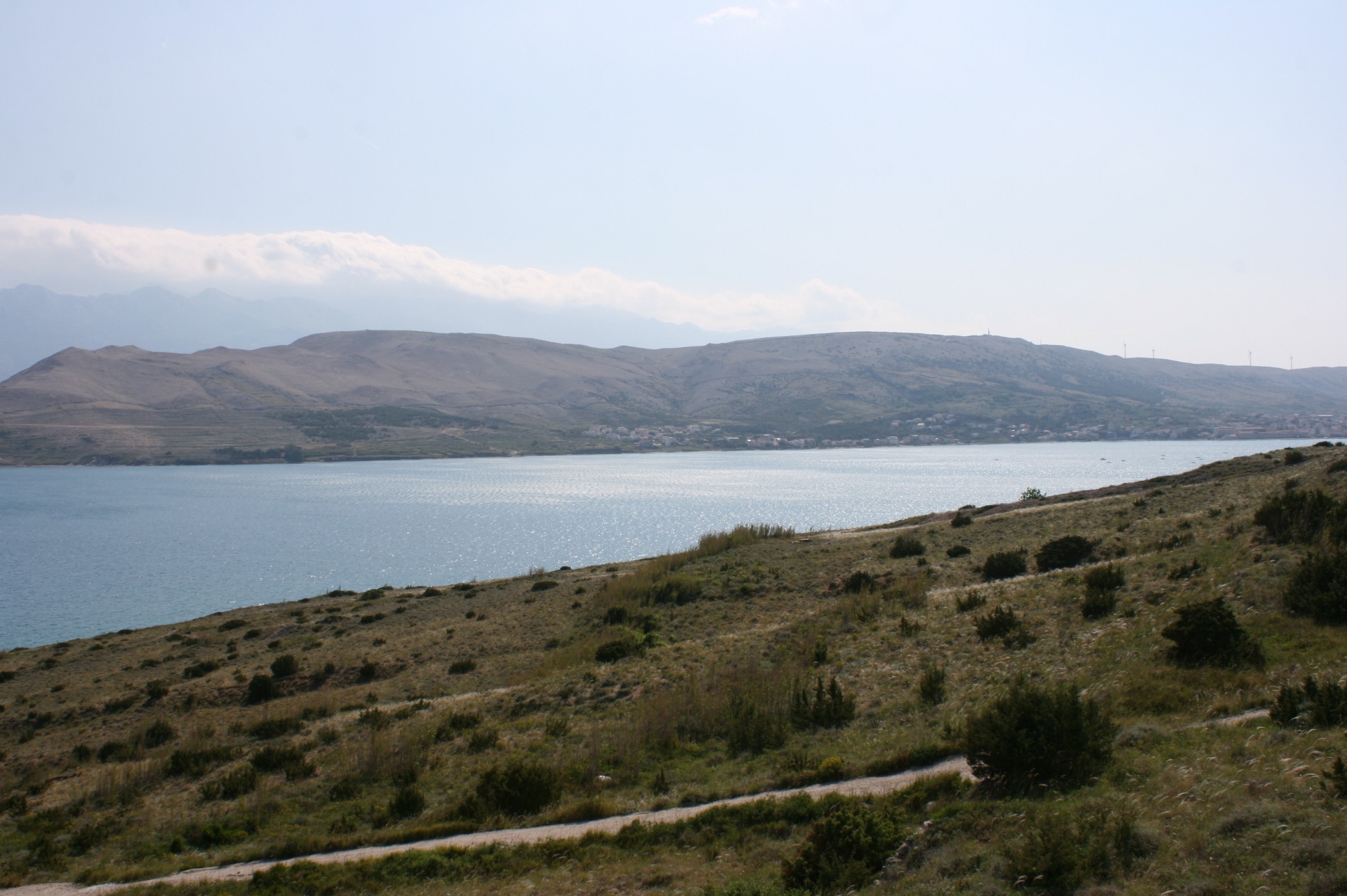 One bedroom apartment with terrace and sea view Bošana, Pag  A-c