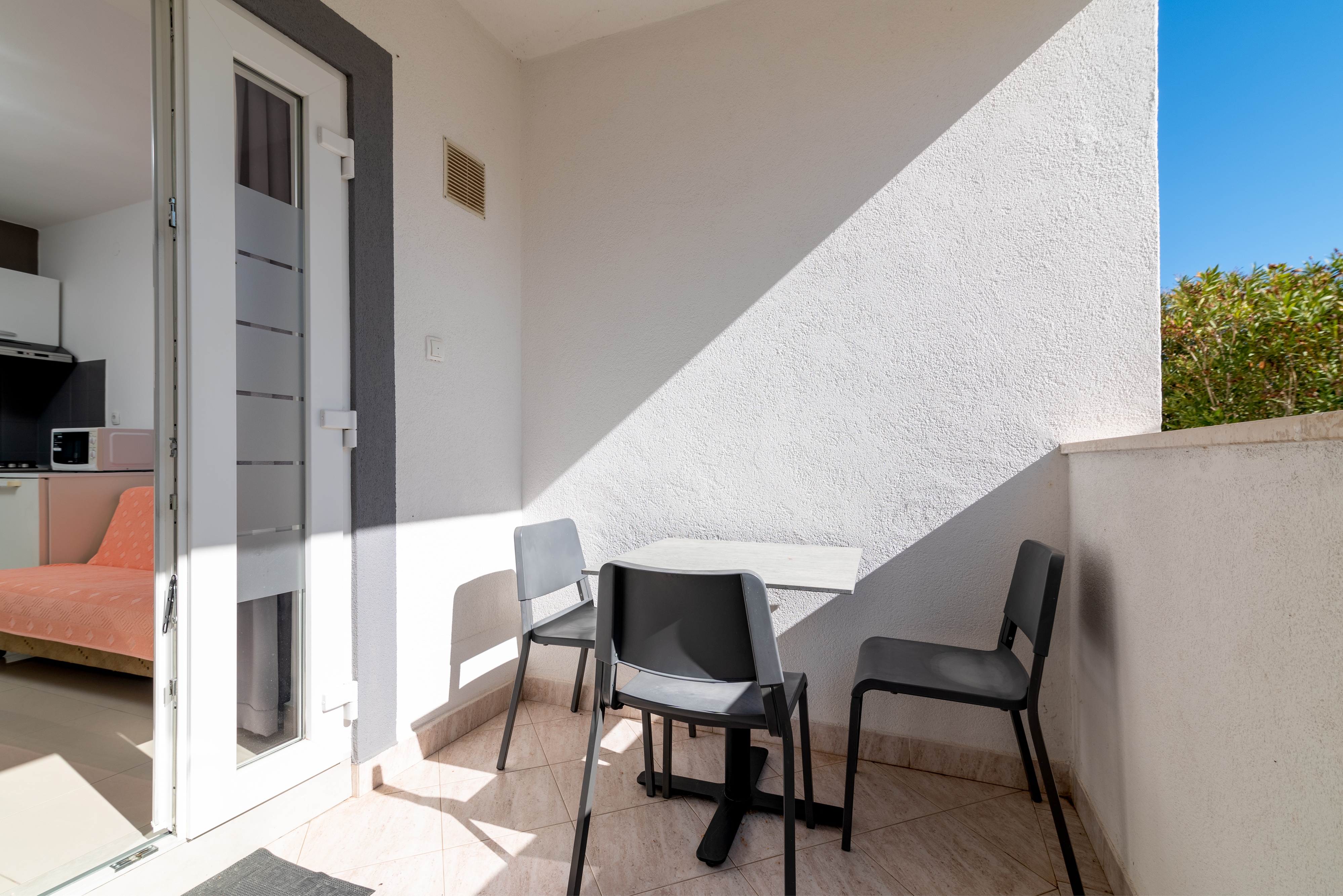 Studio flat with terrace Rabac, Labin  AS-a