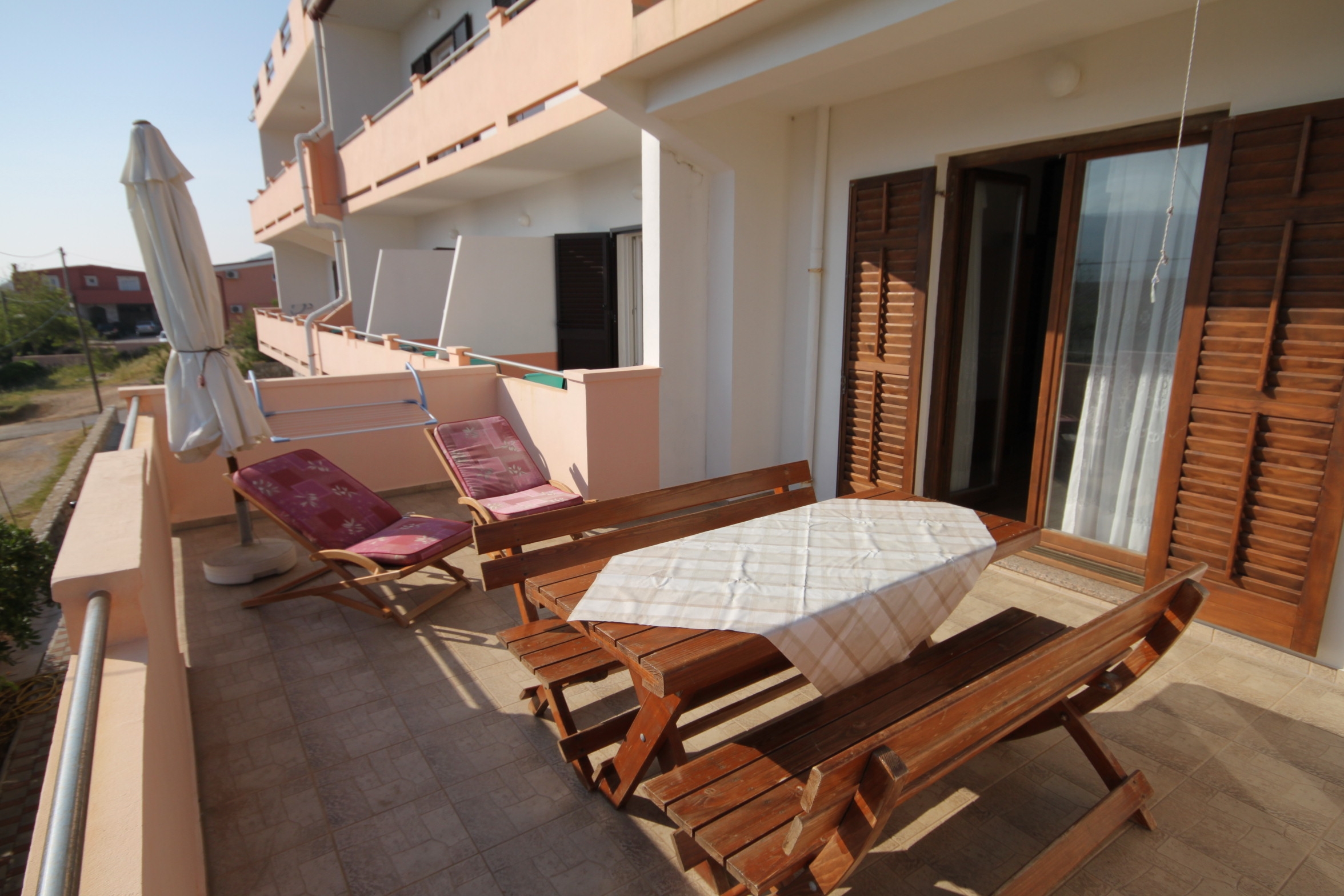 Two bedroom apartment with terrace and sea view Pag  A-a