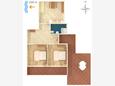 Povljana, Plano in the apartment, WiFi.