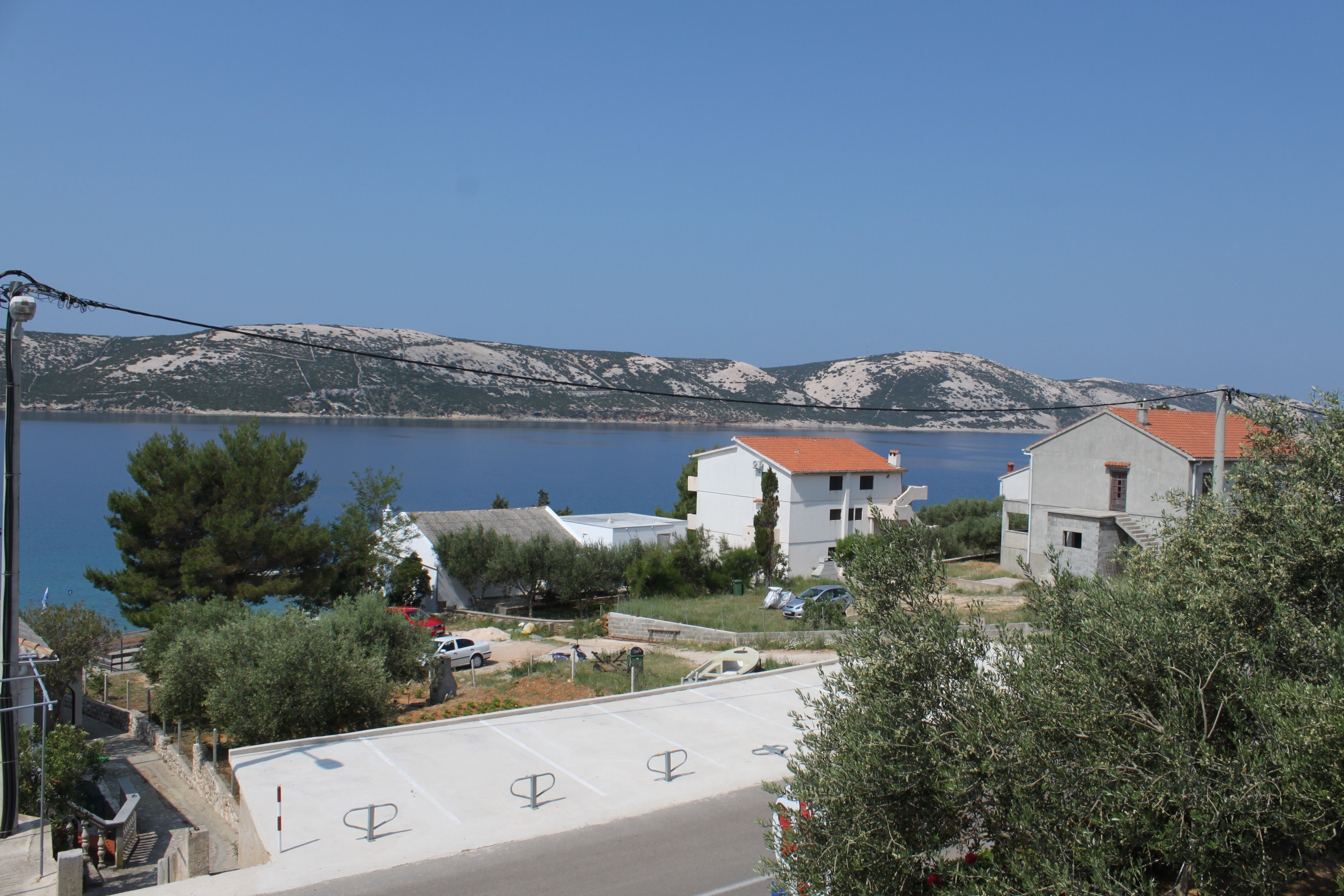 One bedroom apartment with terrace and sea view Stara Novalja, Pag  A-b