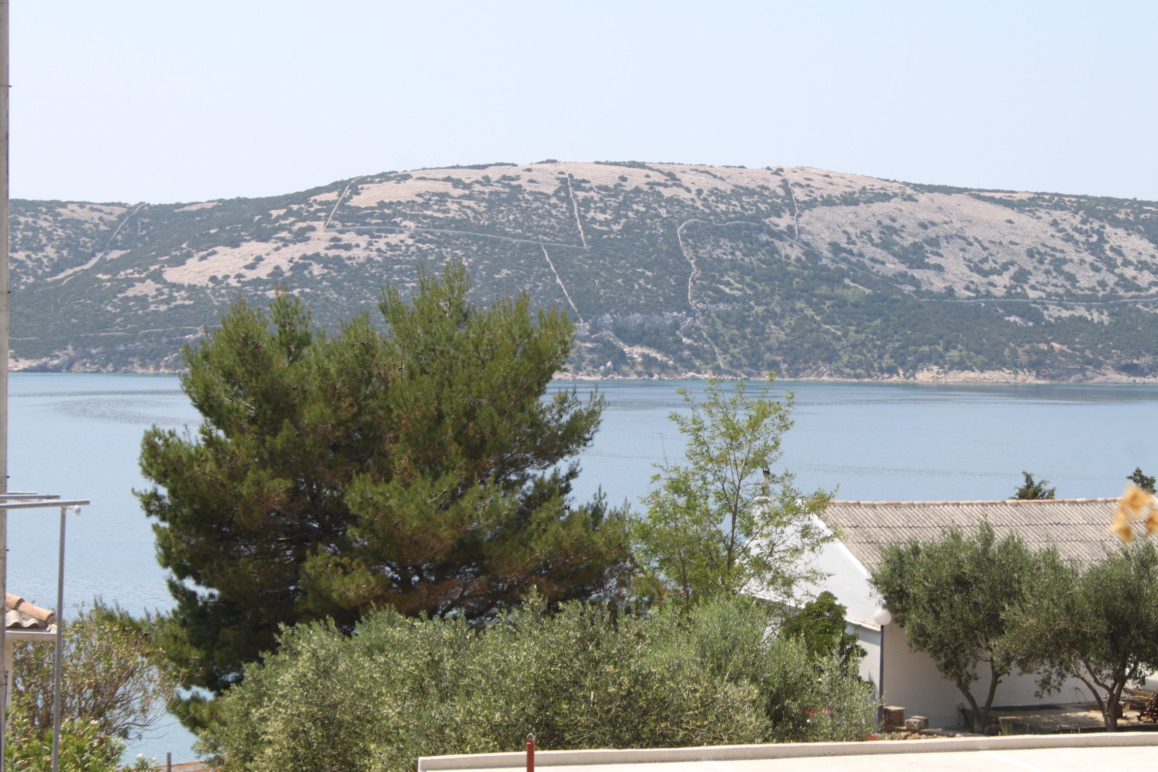 One bedroom apartment with terrace and sea view Stara Novalja, Pag  A-c