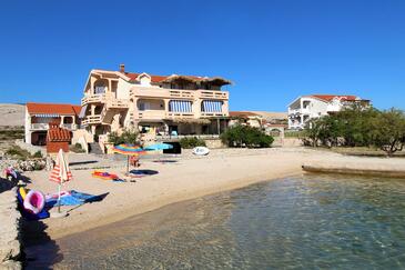 Property Kustići, Pag, Property 6472 - Apartments near sea with pebble beach.