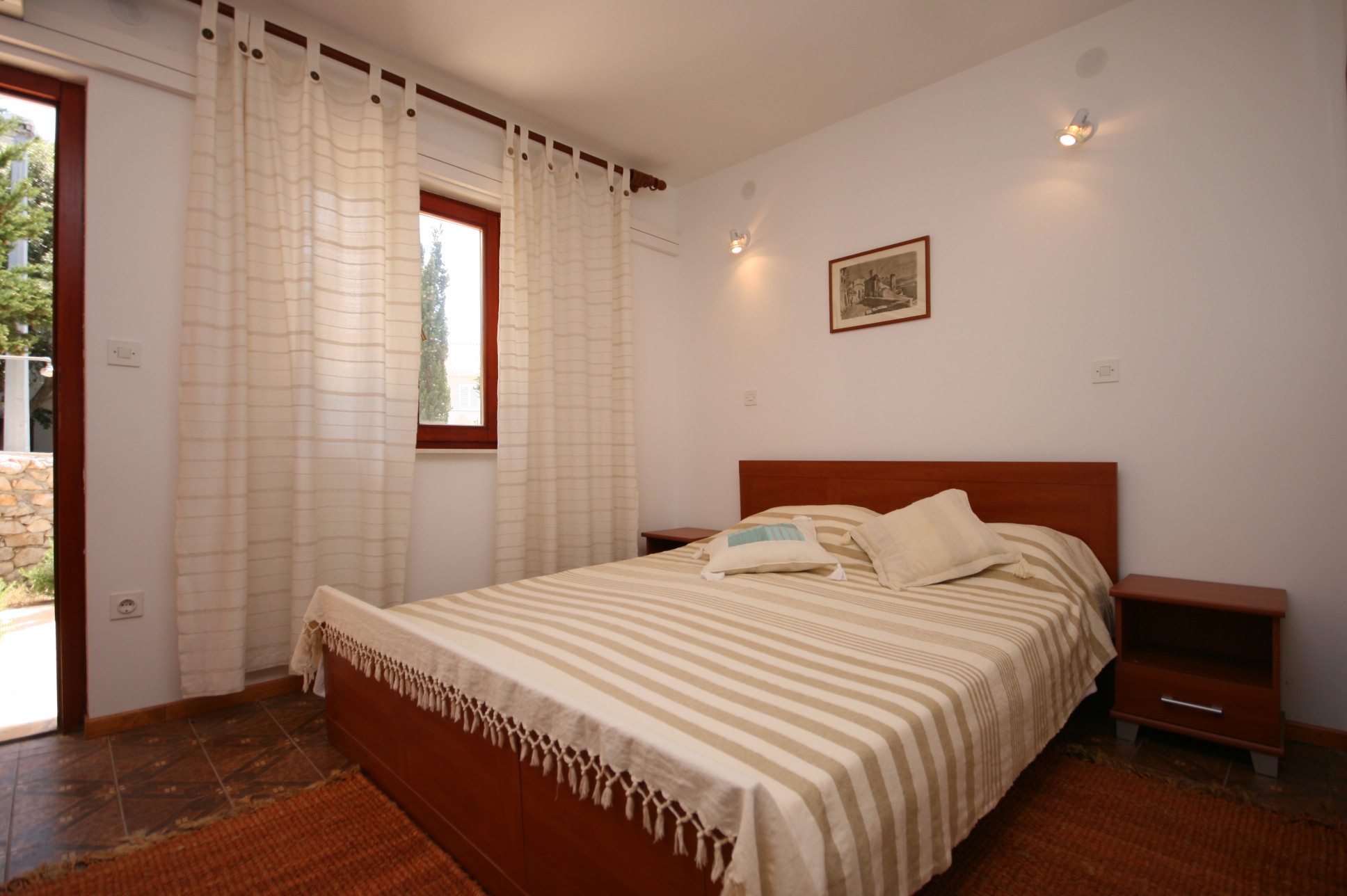 One bedroom apartment with terrace and sea view Mandre, Pag  A-a