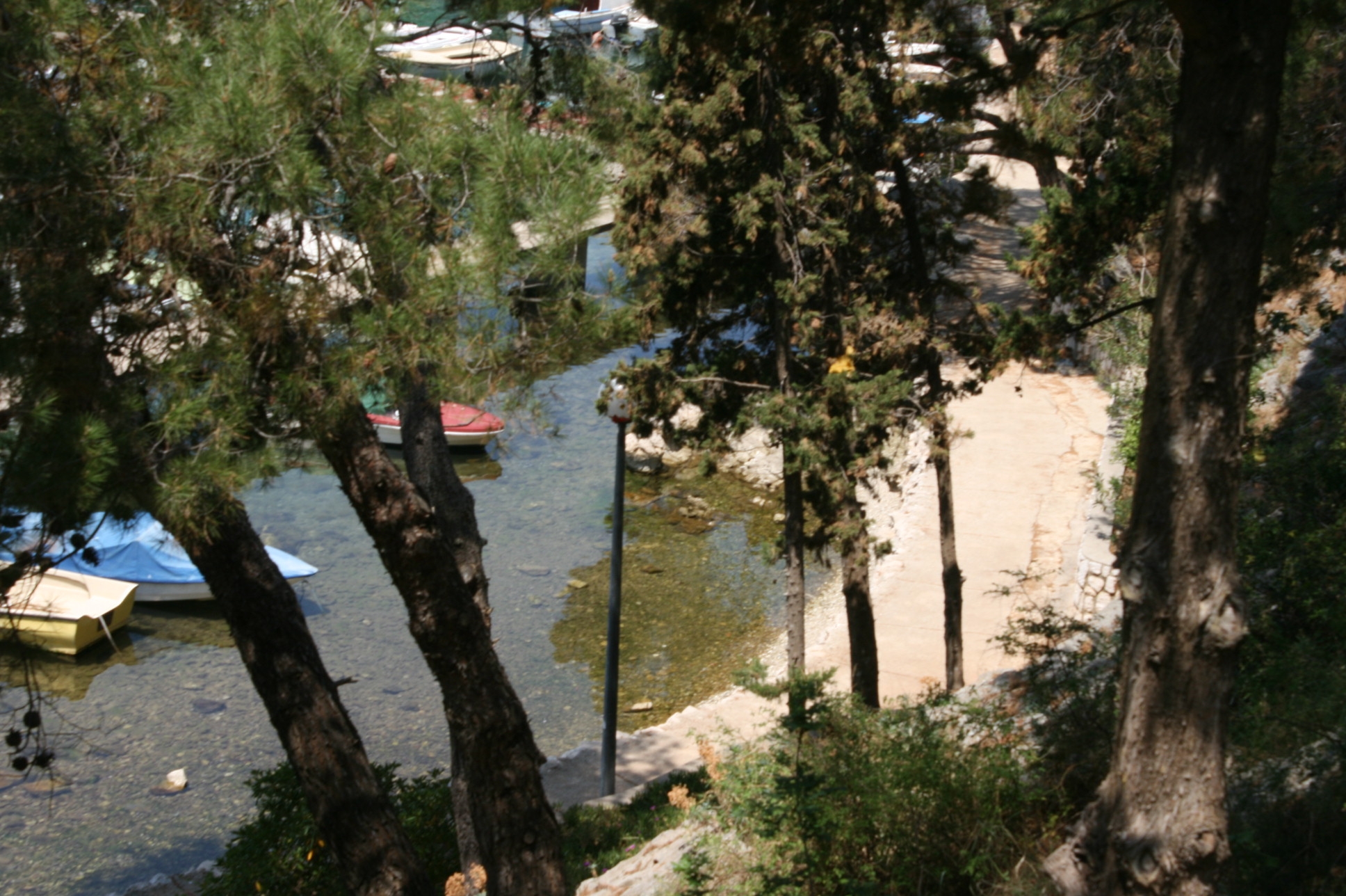 One bedroom apartment with terrace and sea view Mandre, Pag  A-b