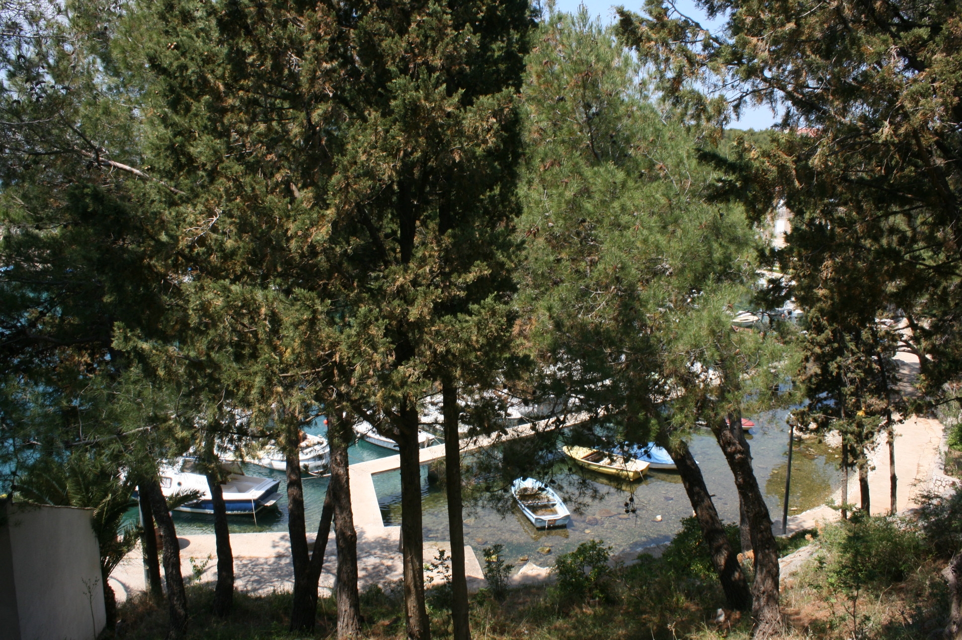 One bedroom apartment with terrace and sea view Mandre, Pag  A-b