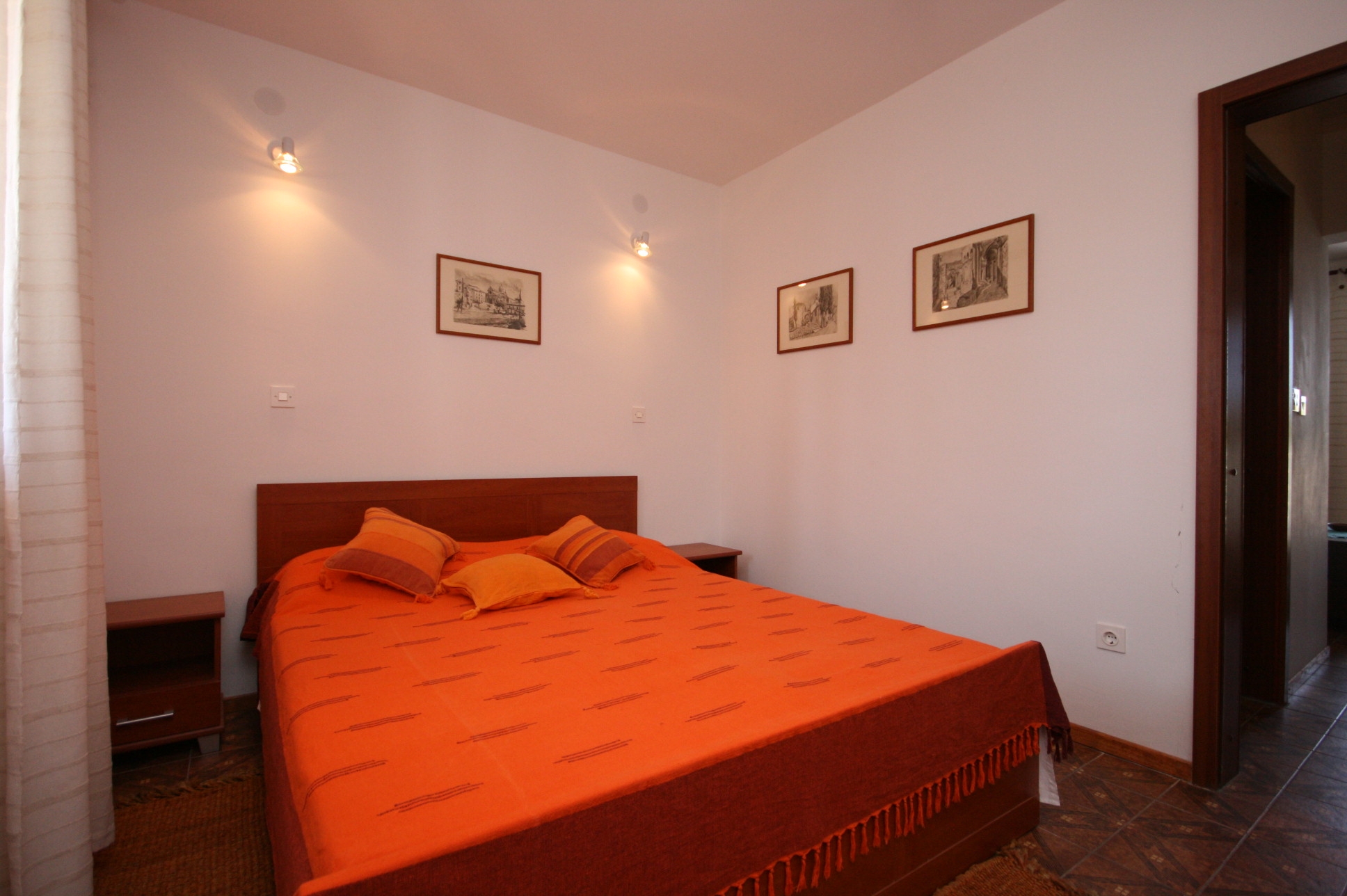 One bedroom apartment with terrace and sea view Mandre, Pag  A-c