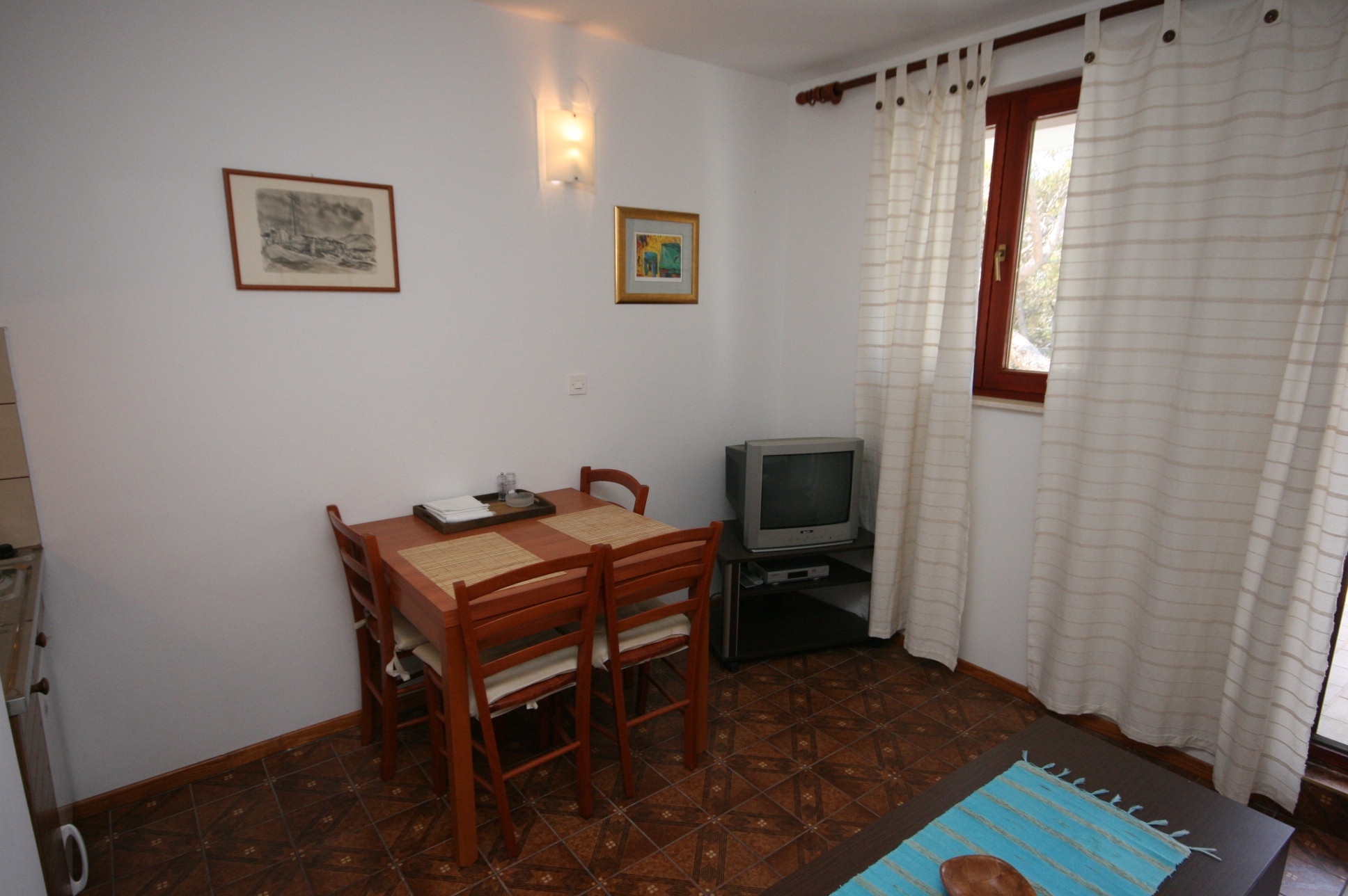 One bedroom apartment with terrace and sea view Mandre, Pag  A-c