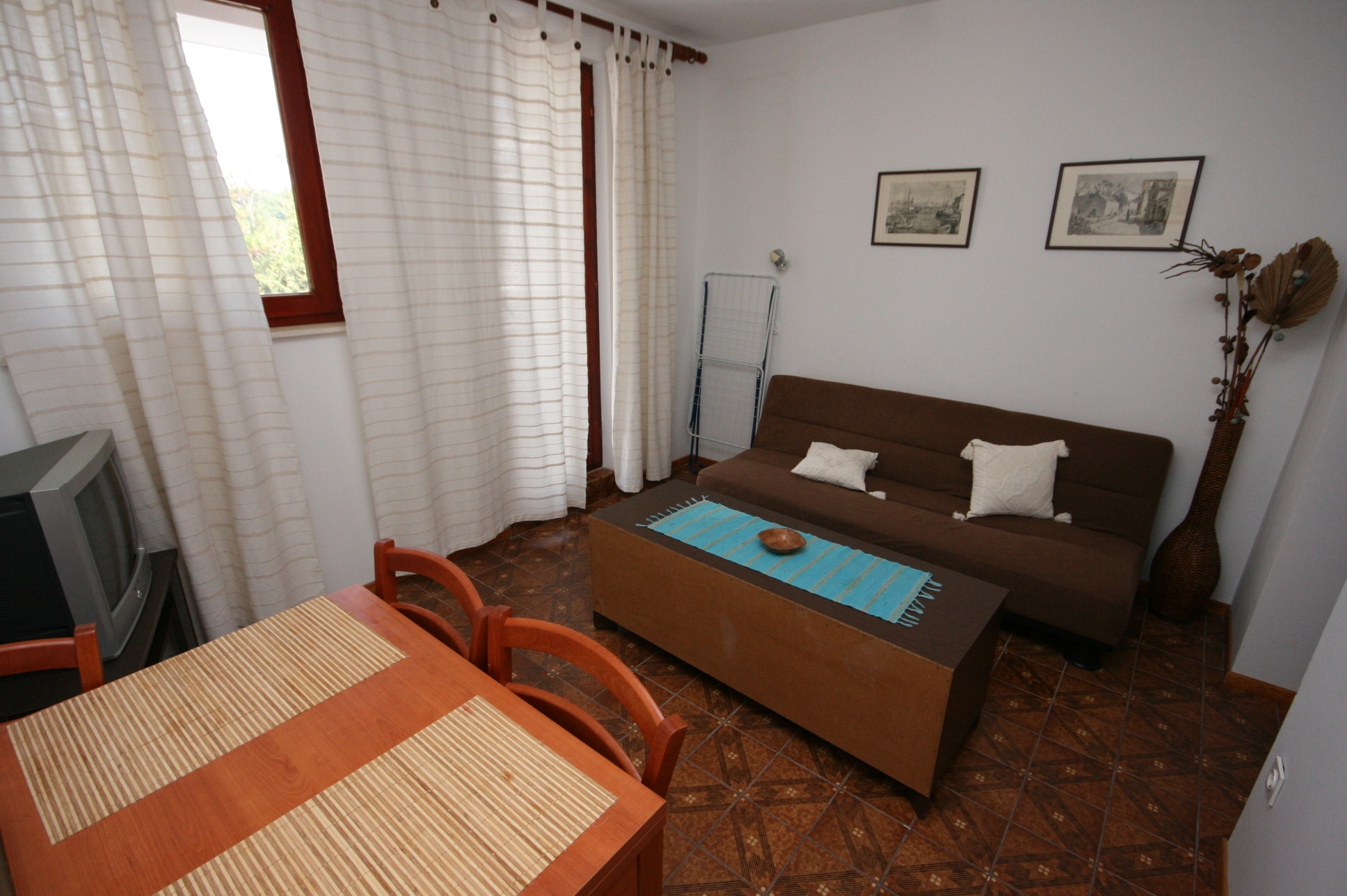 One bedroom apartment with terrace and sea view Mandre, Pag  A-c