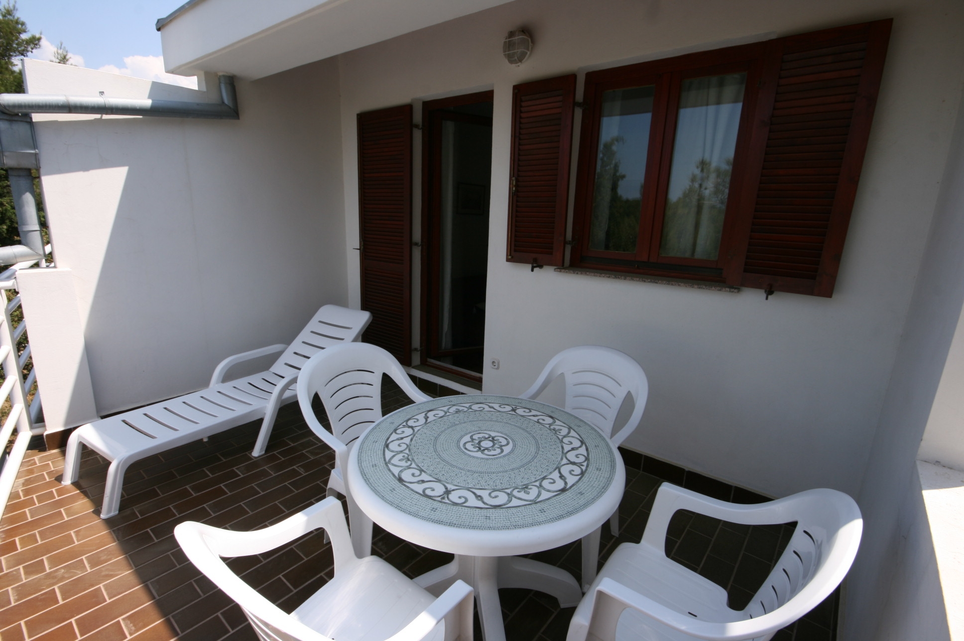 One bedroom apartment with terrace and sea view Mandre, Pag  A-c