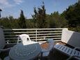 Mandre, Terrasse dans l’hébergement en type apartment, avec la vue sur la mer et WiFi.