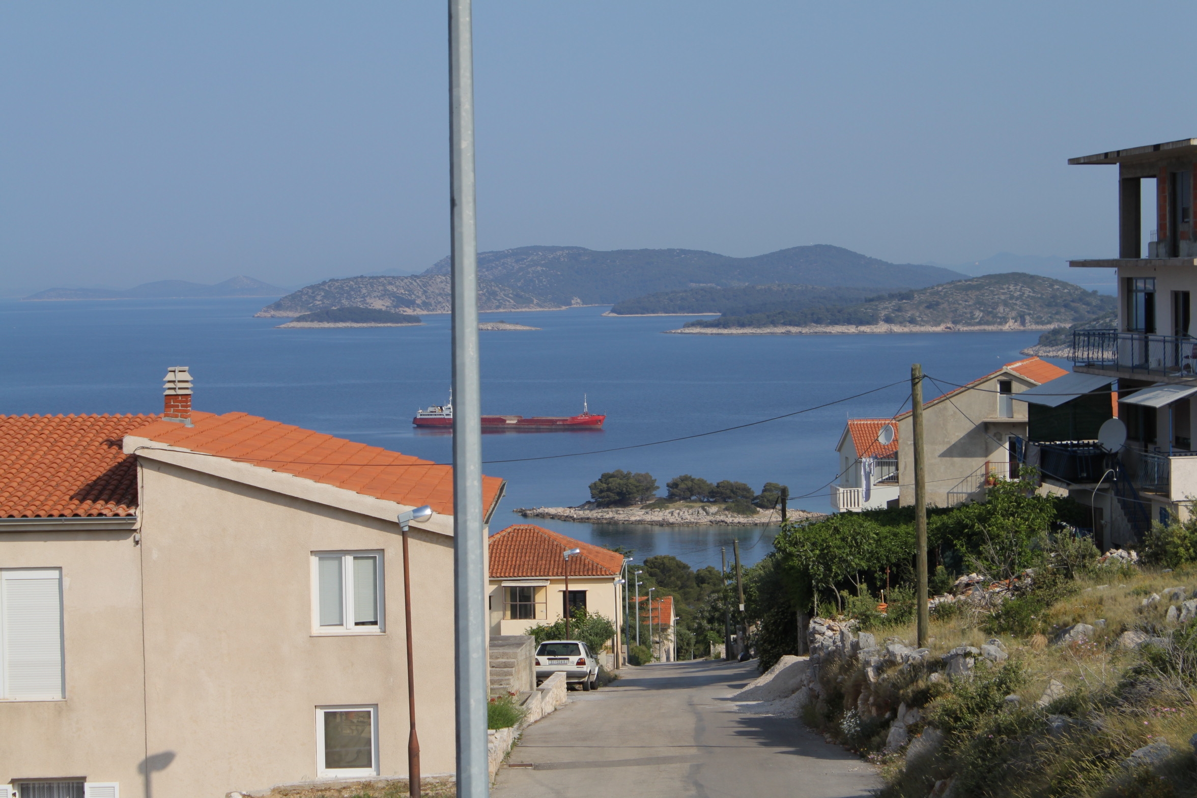 Two bedroom apartment with terrace and sea view Bilo, Primošten  A-b