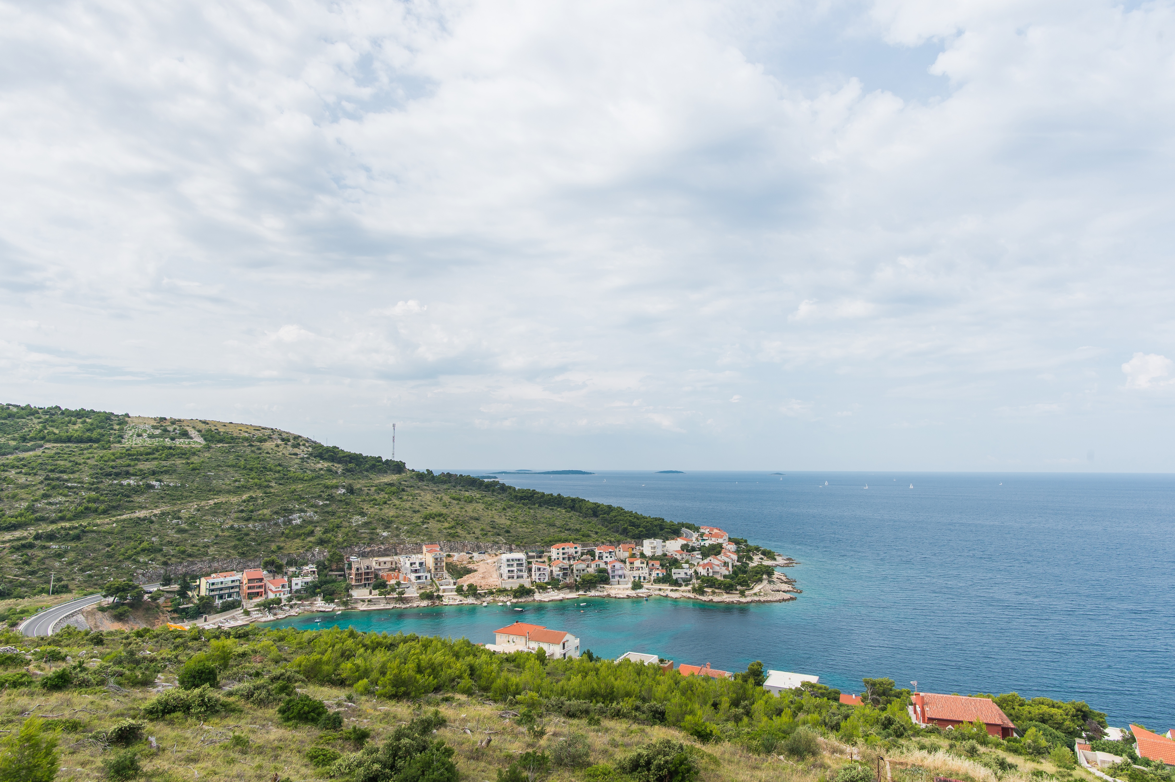 Two bedroom apartment with terrace and sea view Bilo, Primošten  A-b