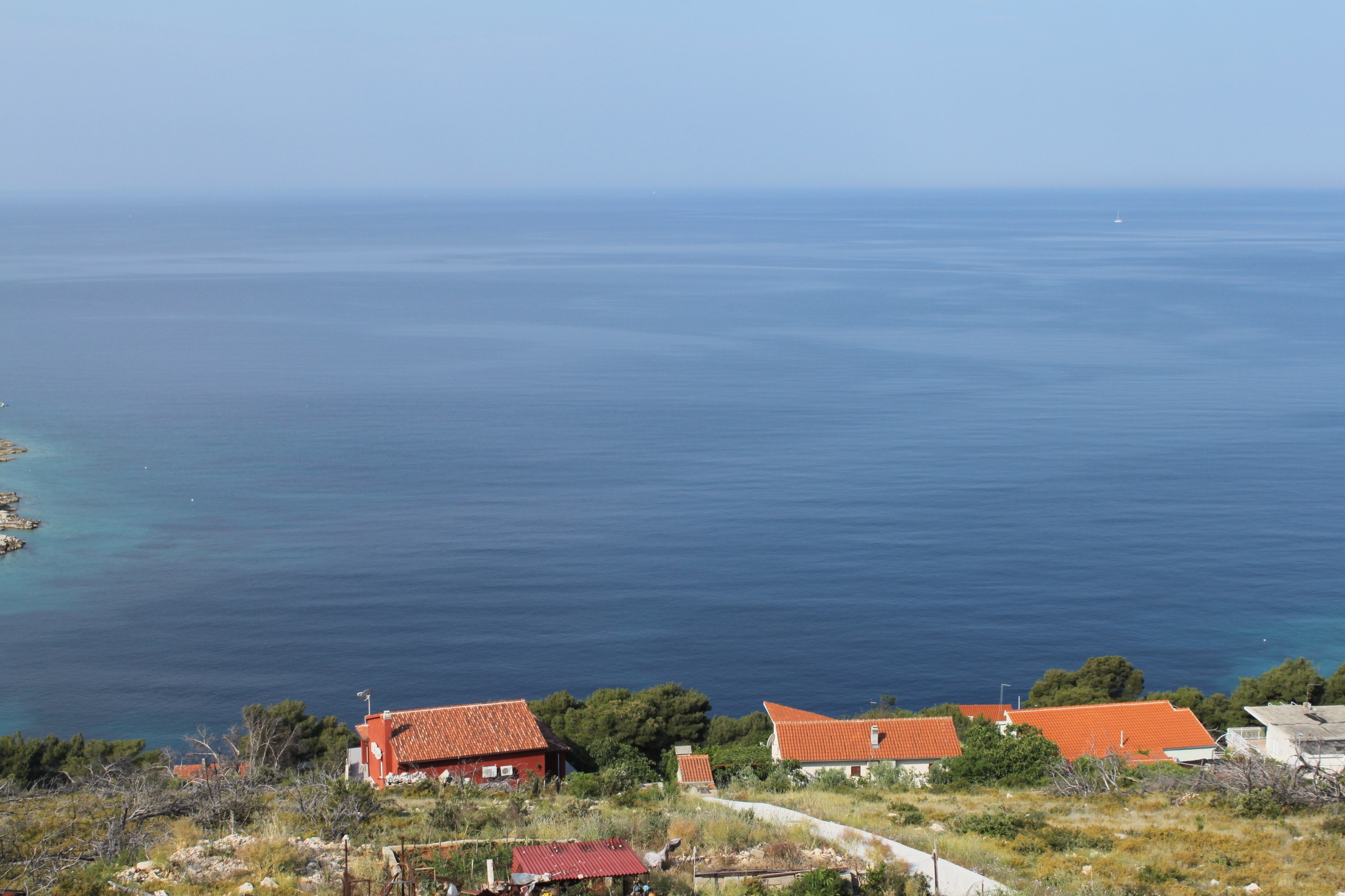 Two bedroom apartment with terrace and sea view Bilo, Primošten  A-b