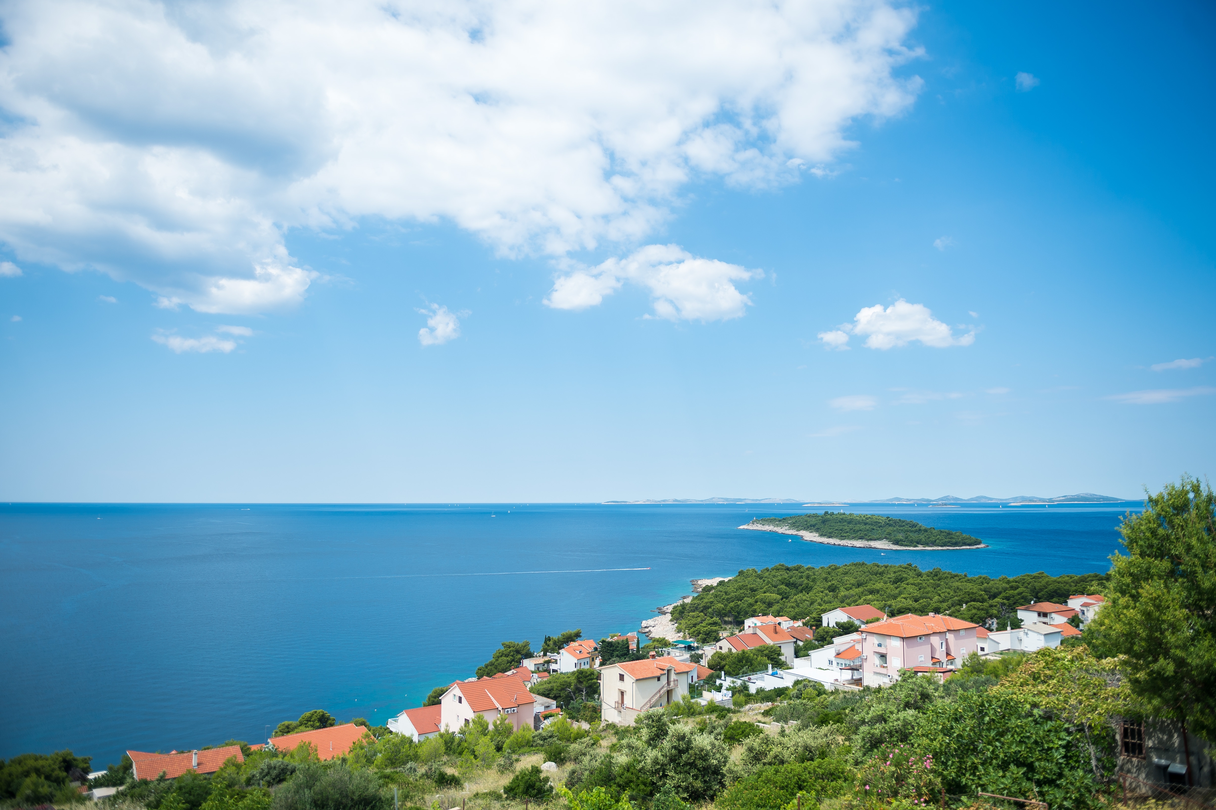 Two bedroom apartment with terrace and sea view Bilo, Primošten  A-c
