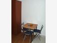 Dining room Orebić, Dining room in the studio-apartment, (pet friendly) and WiFi.