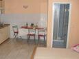 Dining room Orebić, Dining room in the studio-apartment, (pet friendly) and WiFi.