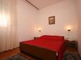 Bedroom Novalja, Bedroom in the apartment, (pet friendly) and WiFi.