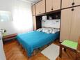 Ložnice 1 Novalja, Ložnice 1 v ubytování typu apartment, domácí mazlíčci povoleni a WiFi.