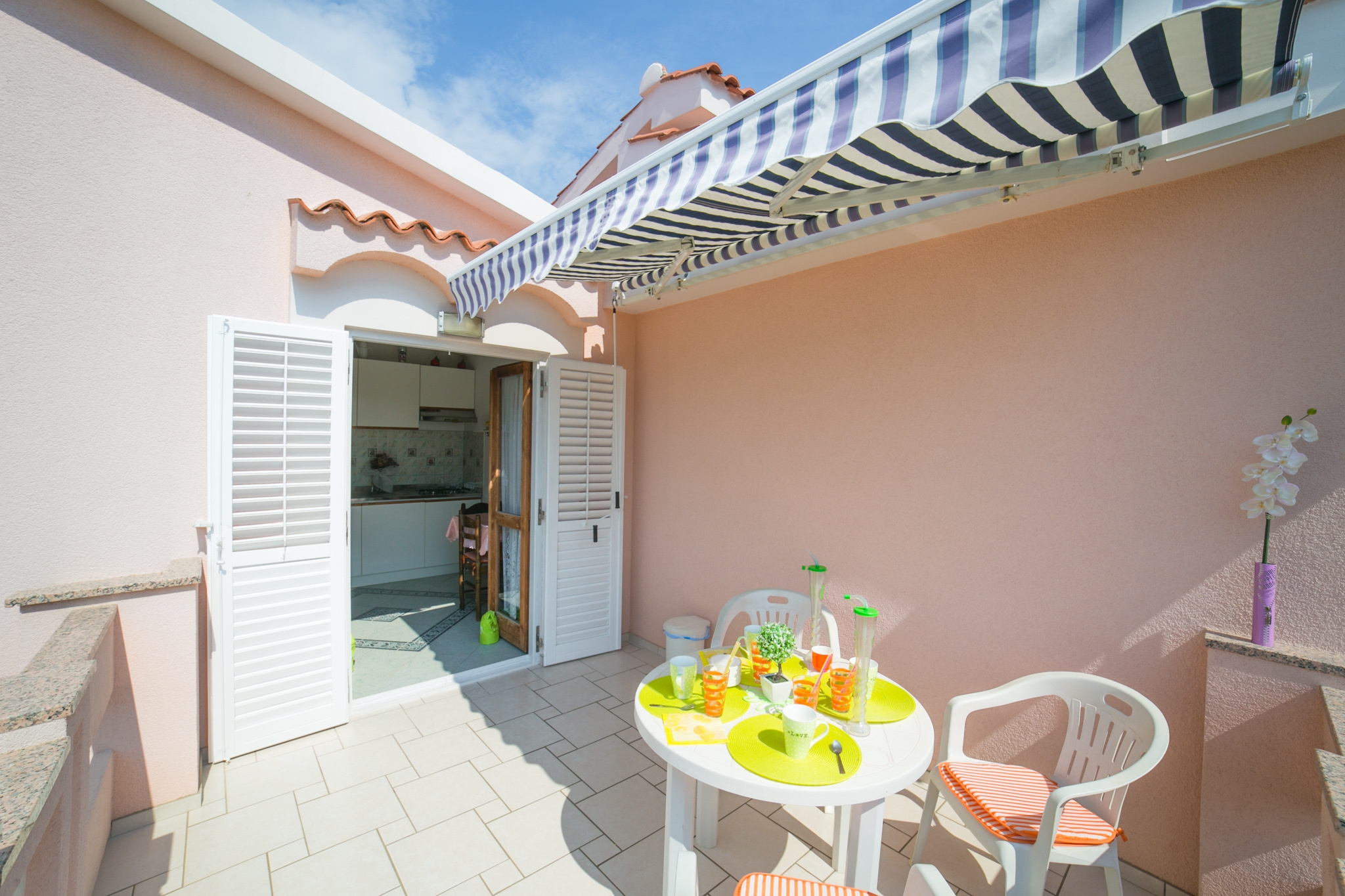 One bedroom apartment with terrace Novalja, Pag  A-c