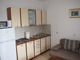 Novalja, Kitchen in the apartment, (pet friendly) and WiFi.