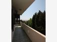 Balcony Mandre, Balcony in the room, s pogledom na more.