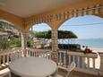 Metajna, Terrasse dans l’hébergement en type apartment, avec la vue sur la mer et WiFi.