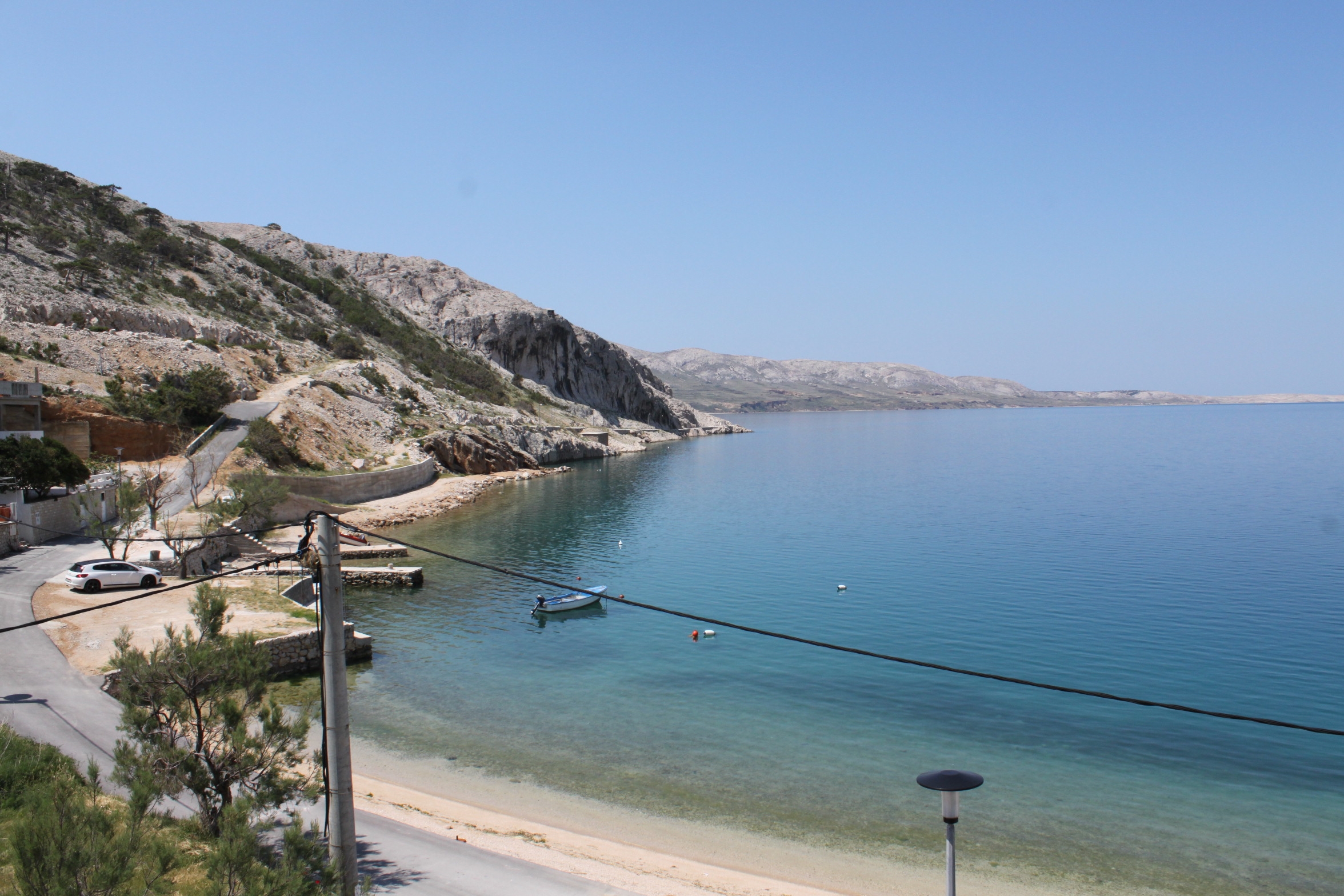 One bedroom apartment near beach Metajna, Pag  A-e