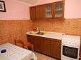 Kuchyně Metajna, Kuchyně v ubytování typu apartment, domácí mazlíčci povoleni a WiFi.