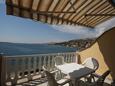 Terras 1 Metajna, Terras 1 in the apartment, with a sea view, (pet friendly) en WiFi.