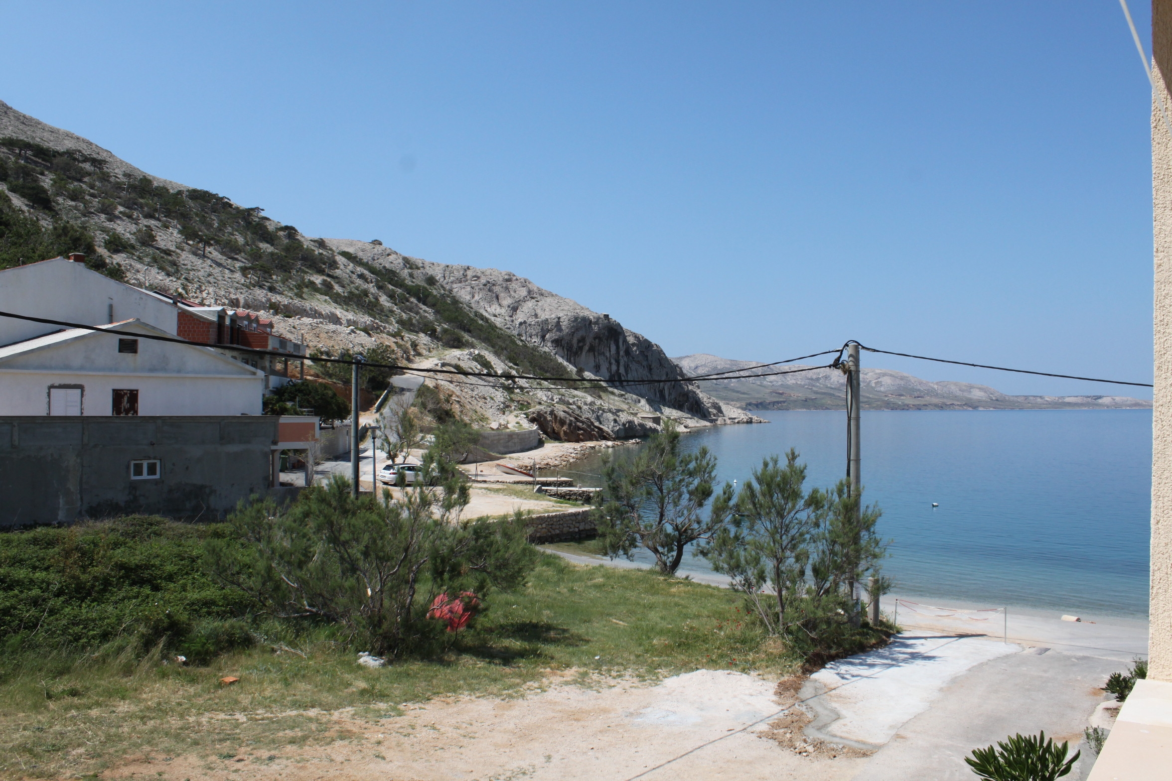 Studio flat near beach Metajna, Pag  AS-b