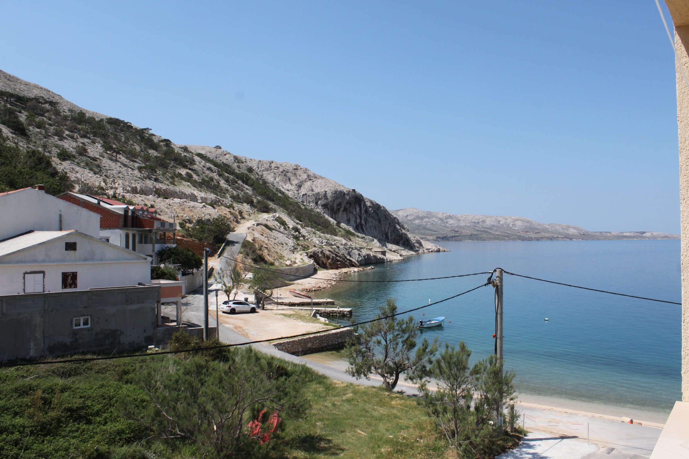 Studio flat near beach Metajna, Pag  AS-d
