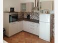 Metajna, Kitchen in the apartment, (pet friendly) and WiFi.