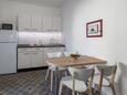 Kuchyně Mandre, Kuchyně v ubytování typu apartment, s klimatizací, domácí mazlíčci povoleni a WiFi.