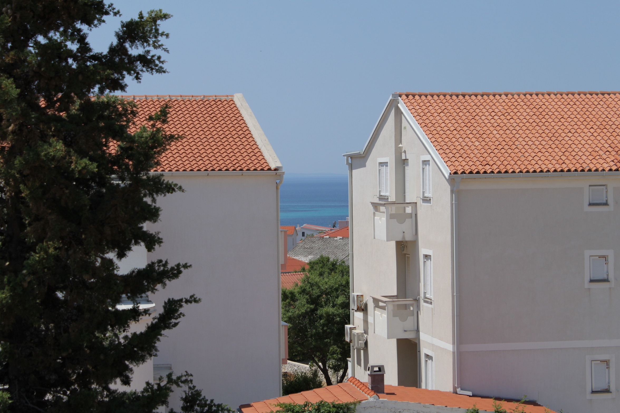 Two bedroom apartment with terrace and sea view Novalja, Pag  A-a