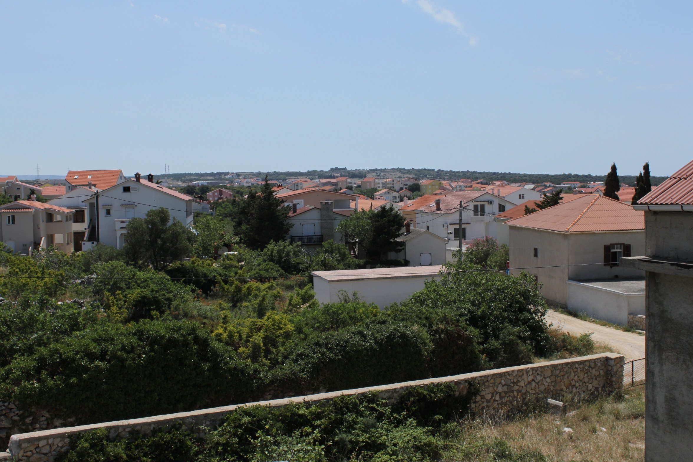 Two bedroom apartment with terrace and sea view Novalja, Pag  A-a