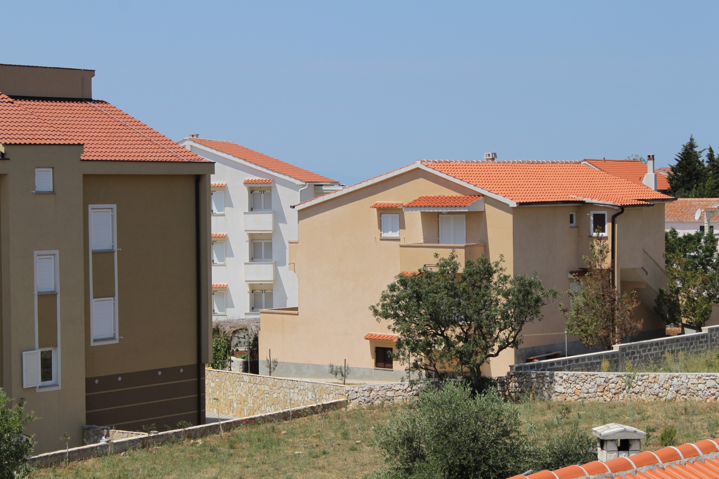 One bedroom apartment with terrace and sea view Novalja, Pag  A-b