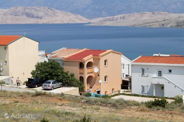 Pag, Pag, Object 6542 - Appartementen with pebble beach.