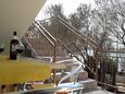 Seline, Terrasse in folgender Unterkunftsart apartment, mit Meerblick und WiFi.