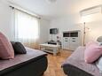 Living room Seline, Living room in the apartment, air condition available, (pet friendly) and WiFi.